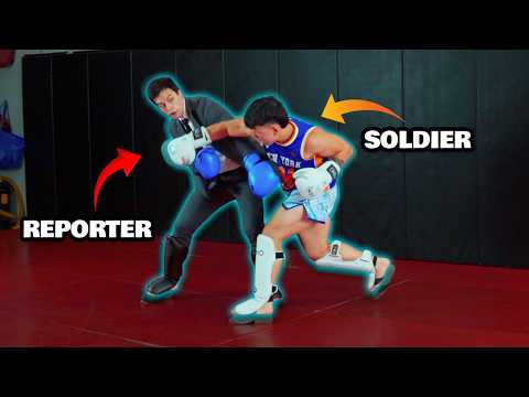 Reporter Fights Army Veteran
