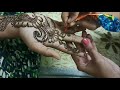 Simple and Easy mehandi designs// right hand design😊