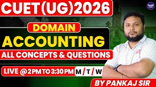 ACCOUNTING || PARTNERSHIP || CUET DOMAIN 2026 || ALL CONCEPTS &amp; QUES. || CL - 12  || BY - PANKAJ SIR