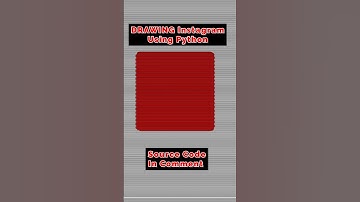 DRAWING INSTAGRAM USING PYTHON 😍 #shorts #trending #coding #python #30daysofpythonchallenge #viral