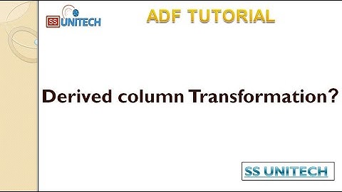 Derived Column Transformation in Mapping Data Flow in Azure Data Factory | adf tutorial part 51