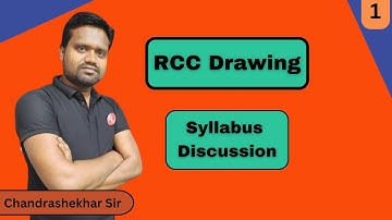 RCC Drawing | Demo Lecture-1 | Syllabus Discussion by Chandrashekhar Sir | Polytechnic 4th sem