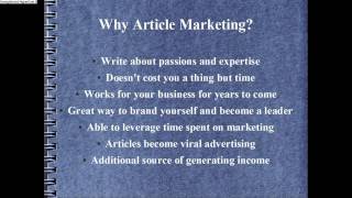 Article Marketing 101 - Simple Article Marketing Tips by Kevin Timothy