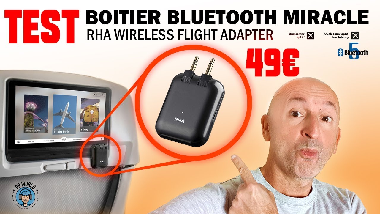 TEST : Boitier BLUETOOTH Miracle à 49 € (RHA Flight Adapter) 