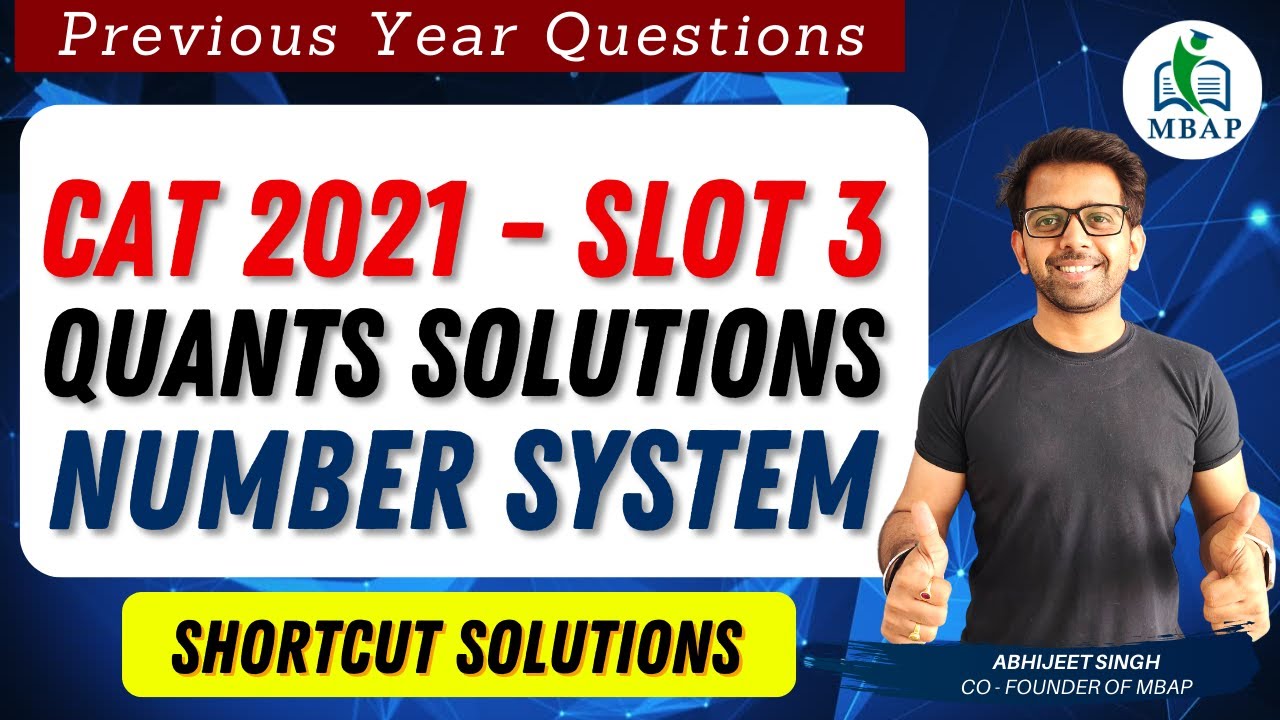 If n is a positive integer such that | Number System | CAT 2021 Slot 3 ...