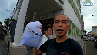 Pelaut Kapal Pesiar Shopping Di Nau Bahamas