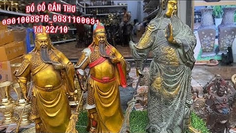 🔴🔴Quan Công Bằng Đồng _ Trống Đồng _ Cóc Đồng _ Mâm Ngũ Quả . Tối 22/10.#đồcổcầnthơ #đồcổ #đồđồng