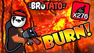 x276 Jet Fuels! BUUUUURN! Fire & Flame Run! | Brotato