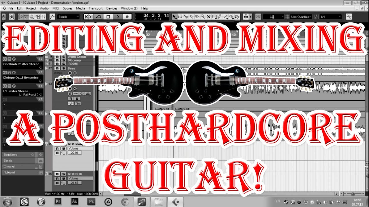 Editing and Mixing Post-Hardcore Guitars!