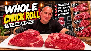 I Bought A Whole Chuck Roll - Here's How Much Meat I Actually Got