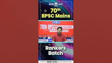 BPSC Mains Rankers Batch 2025 – Your Path to Success! 📚🎯 #khansir #70thbpsc #70thbpscprelims #kgs
