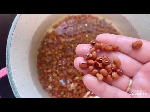 طريقة عمل العوين ثريد اللوبية الحمرا مطبخ جنة الاحلام