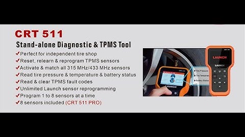 LAUNCH CRT511 TPMS unbox