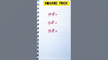 square Trick #easy #maths #tricks #study #trending #viralvideo #ytshorts #youtubeshorts #shorts