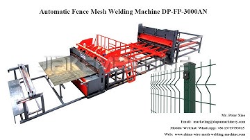 Automatic security fence panel mesh welding machine DP-FP-2500AN