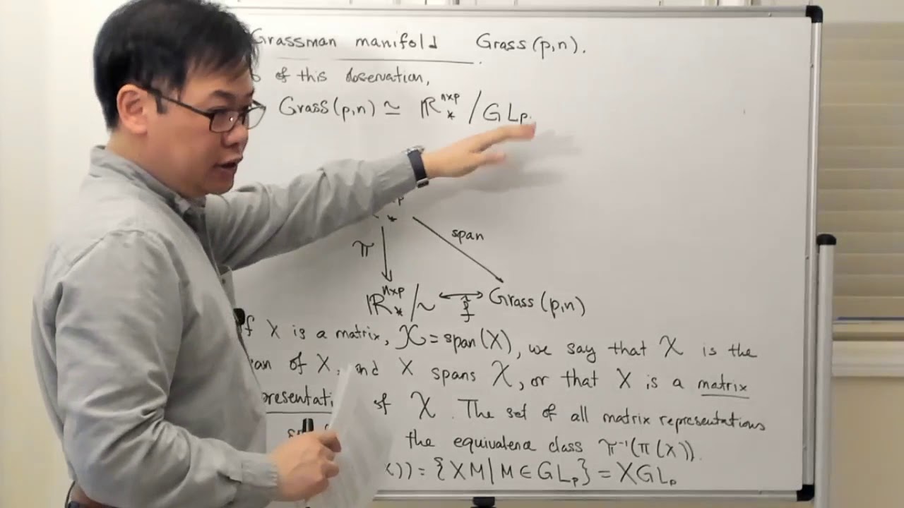 Lecture  34 - Part 3: Grassmannian