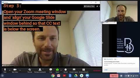Using Real-Time Closed Captioning within Zoom Using Google Slides