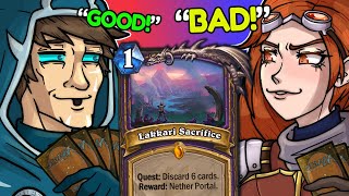 Two Magic Players Try To Guess Which Hearthstone Card is Better