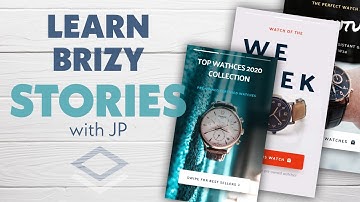 New Brizy Stories | First Look Video at Websites 4 Beginners Channel - Please Subscribe!