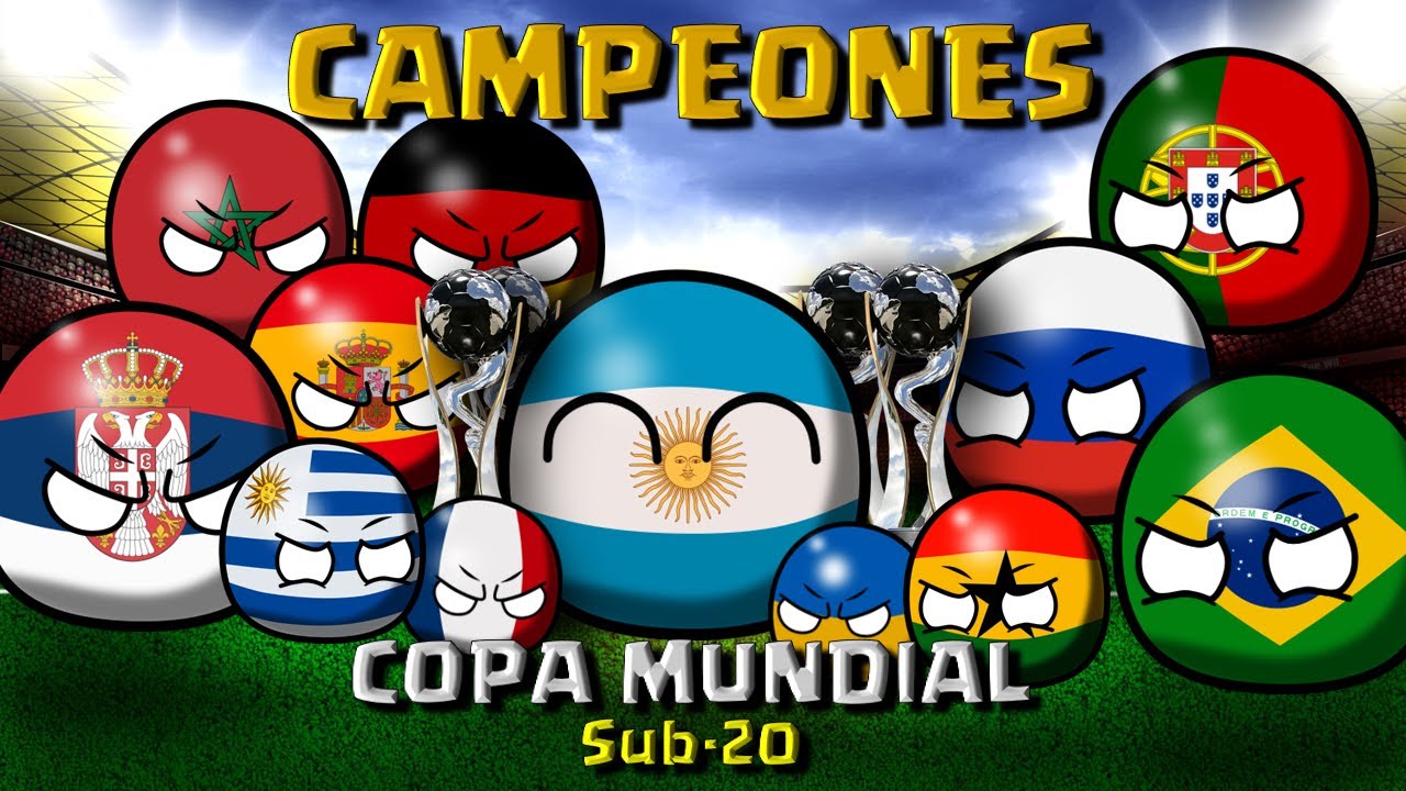 ALL WORLD CUP CHAMPIONS IS U-20 #countryballs