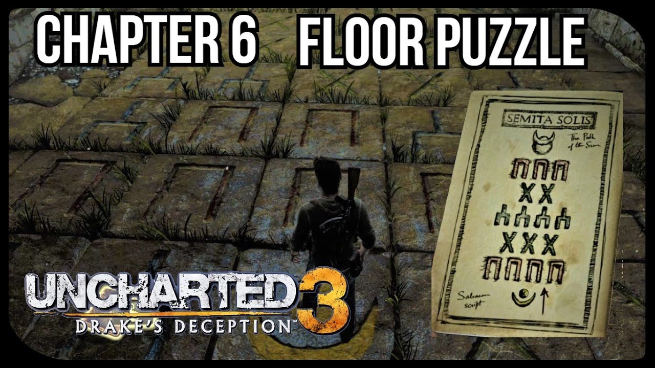 uncharted 3 the chateau puzzles