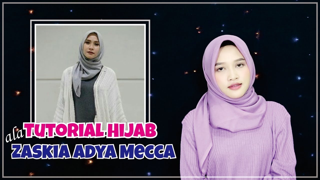 Tutorial Hijab Ala Zaskia Adyamecca Casual Look Amalia Kurnia