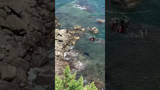 Helicopter excursion Russkiy island Vladivostok Russia