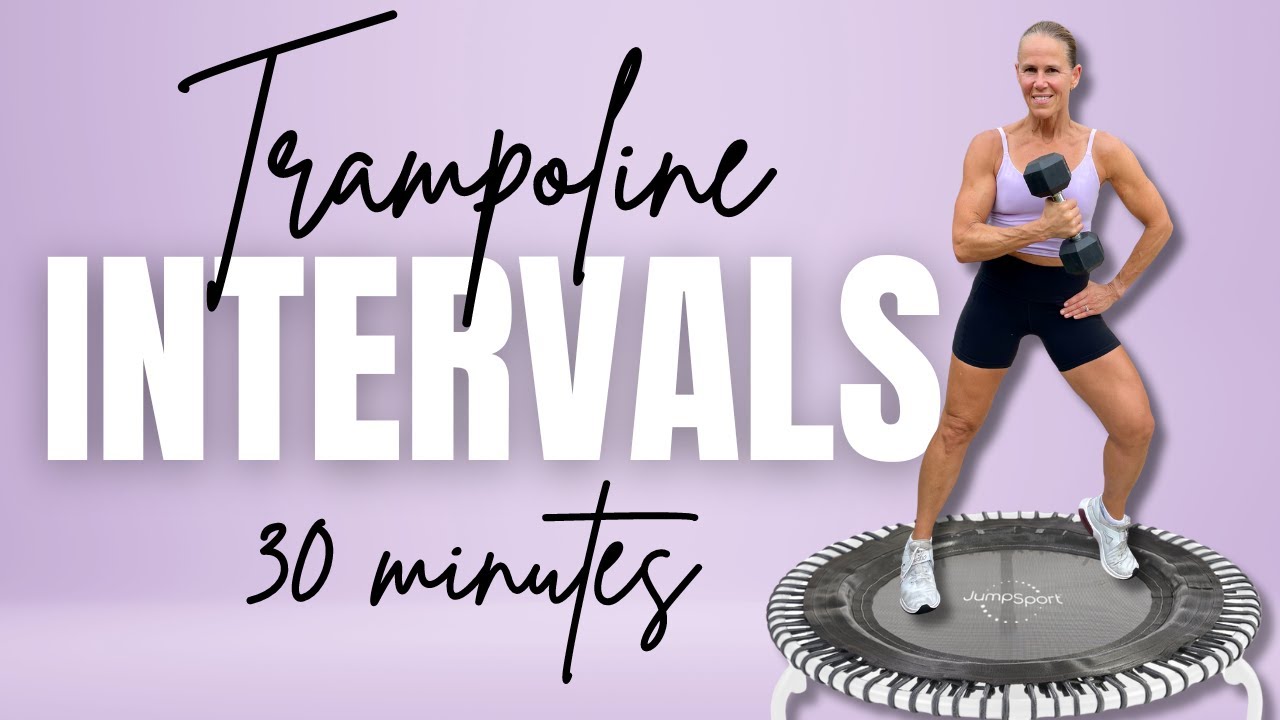 pyramide Deqenereret flov 30 MIN Trampoline Intervals | Cardio + Strength | Low-Impact Workout | At  Home Rebounder - YouTube