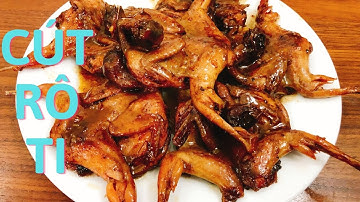 CÚT KHÌA NƯỚC DỪA/ CÚT RÔ TI - Cách làm cút rô ti thơm ngon hấp dẫn | Mai Nguyen