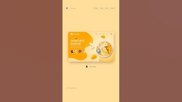 Web design animation concept for restaurant ( ui ux design ) #fypシ゚viral #uidesign