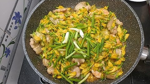 BÔNG ĐIÊN ĐIỂN XÀO CHUA NGỌT MÓN ĂN MIỀN TÂY SÔNG NƯỚC QUÊ TÔI.