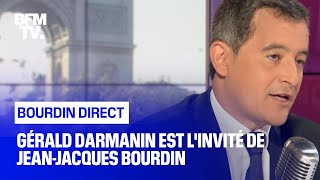 Gérald Darmanin face à Jean-Jacques Bourdin en direct
