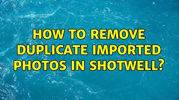 Ubuntu: How to remove duplicate imported photos in Shotwell? (2 Solutions!!)