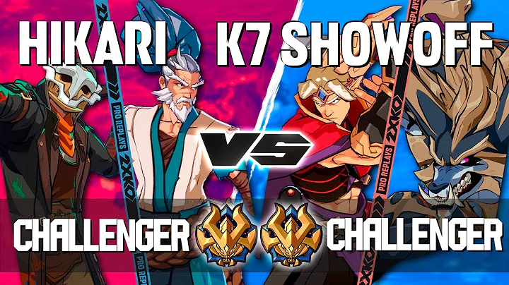 2XKO ▰ HIKARI (Yasuo-Ekko) vs K7 SHOWOFF (Yasuo-Warwick) ▰ 2XKO Pro level replays