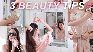 [SUB] GIRLS BEAUTY TIPS🎀 | วิธีดูแลตัวเอง w/ GIRL's PS5 ♡~ , self-care✨| BEAMSAREEDA