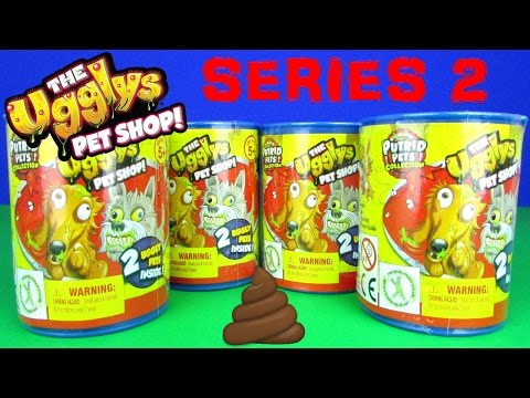 The Ugglys Series 2 Putrid Pets Surprise Cans Opening, POOP? Toy Review TV