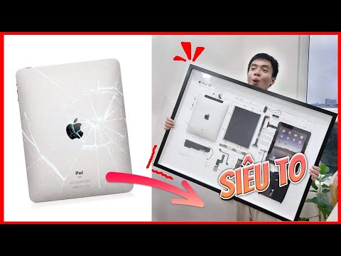 [ASMR] Đóng Khung iPad 1 SIÊU TO - Duy Nhất Tại VN| iPad Artwork 4K