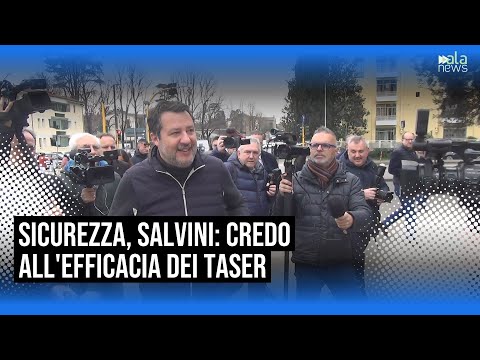 Video Sicurezza, Salvini: A Firenze ideologia che vieta taser agli agenti