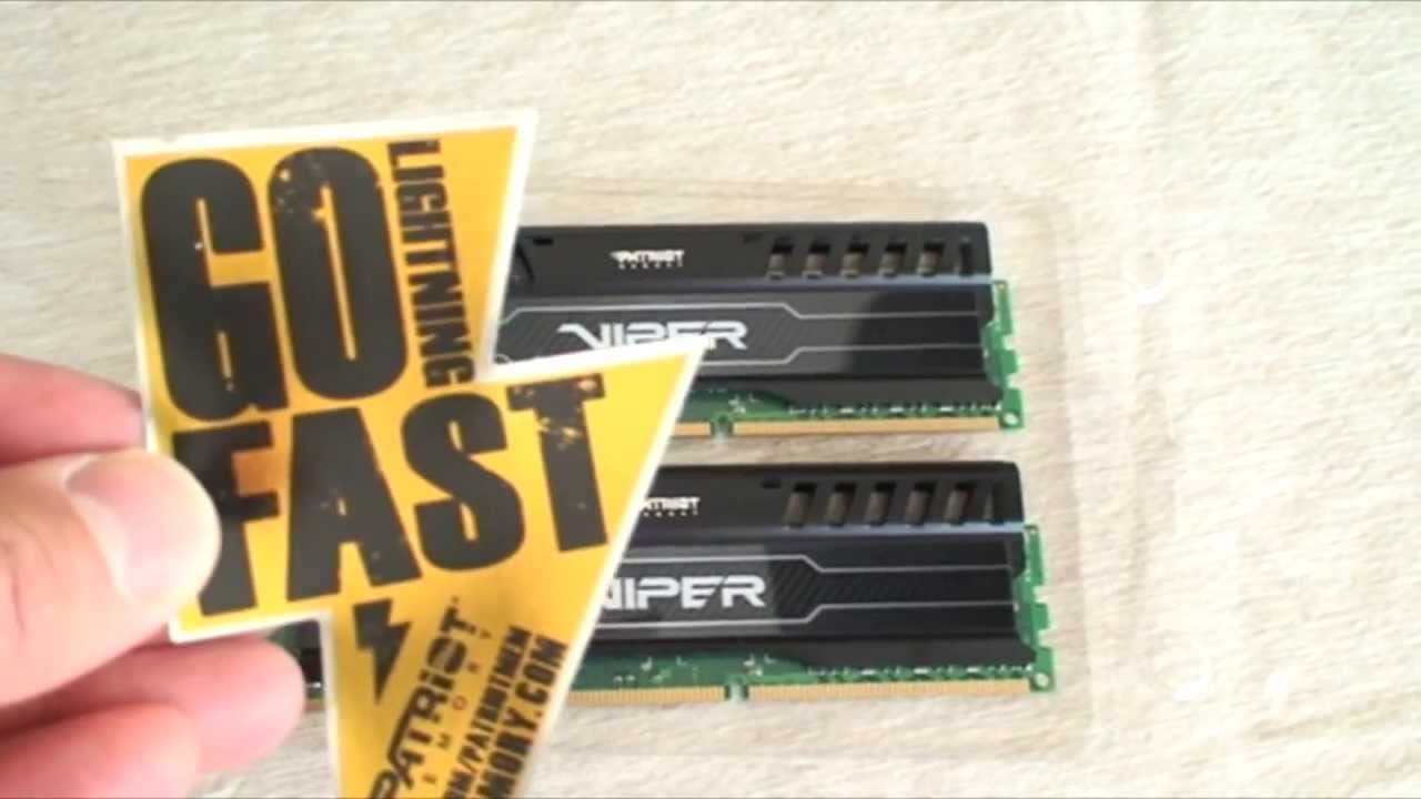Patriot Viper 3 16GB DDR3 1866Mhz CL10 Memory Kit Review - YouTube