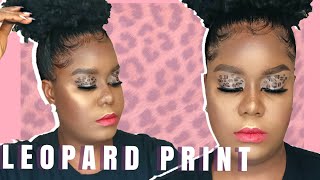 How to do LEOPARD EYE MAKEUP... LEOPARD PRINT || Cheche Okoye