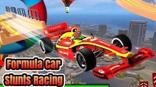 Formula Car Stunts Racing | Game mobil melewati rintangan | Android Games screenshot 1