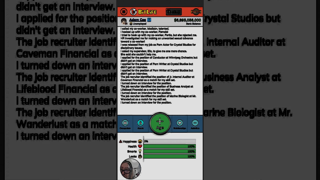 bitLife, Mr Cox porn actor fired for sexual harassment, on his way to becoming a real actor