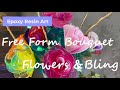 285 - Free form hand made Resin Flowers - Collaboration with Heathers Treasures - Full Tutorial YAY