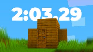 Minecraft House Speedrun! [WR]