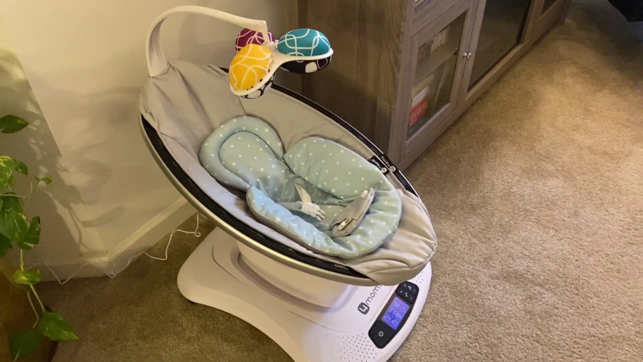 mamaRoo4 Smart Infant Seat various movements YouTube