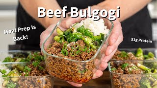 MEAL PREP IS BACK! Beef Bulgogi Meal Prep Recipe