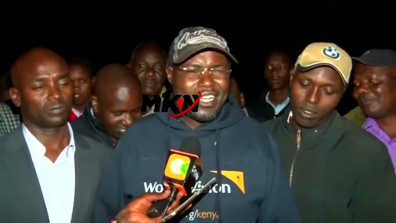 Here is One of Late MP Ngong Ngen'o Speech When he was Released by Police after Dramatic Arrest!!