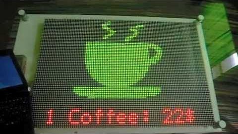 Arduino IKEA Lack coffee table hack - Animation