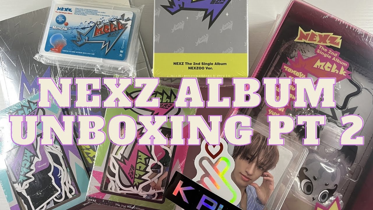NEXZ - Mmchk album unboxing part 2 (all versions with POBs) - YouTube