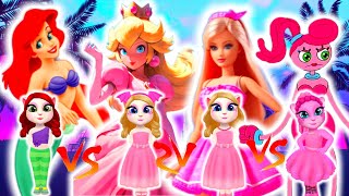 My Talking Angela 2 New Update Gameplay The Little Mermaid Vs Princess Peach Vs Barbie Vs Long Legs
